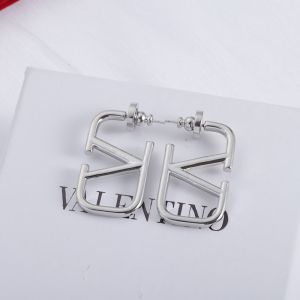 Valentino Mini VLogo Signature Earrings In Metal Silver