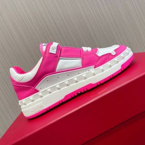 Valentino Freedots Low-Top Sneaker Unisex Calfskin Pink/White