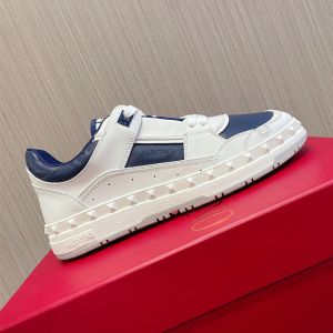 Valentino Freedots Low-Top Sneaker Unisex Calfskin White/Blue