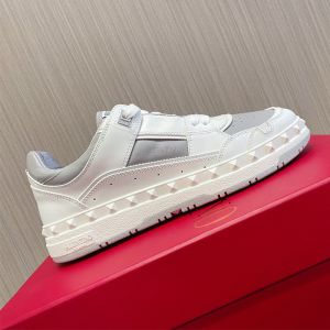 Valentino Freedots Low-Top Sneaker Unisex Calfskin White/Grey