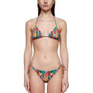 Valentino Triangular Bikini Women V-Optical Lycra Multicolor