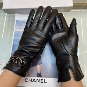 Valentino Vlogo Chain Gloves Women Sheepskin Black