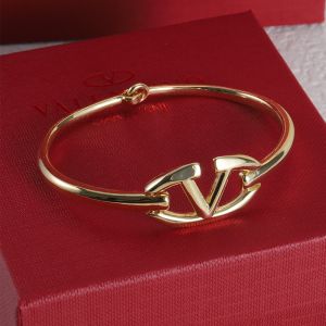 Valentino VLogo Signature Bracelet In Metal Gold