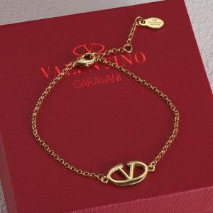 Valentino VLogo Signature Chain Bracelets In Metal Gold